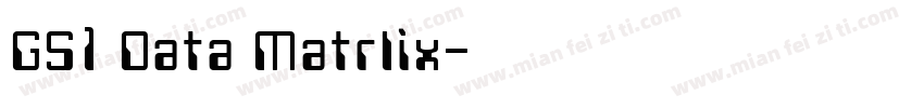 GS1 Data Matrlix字体转换